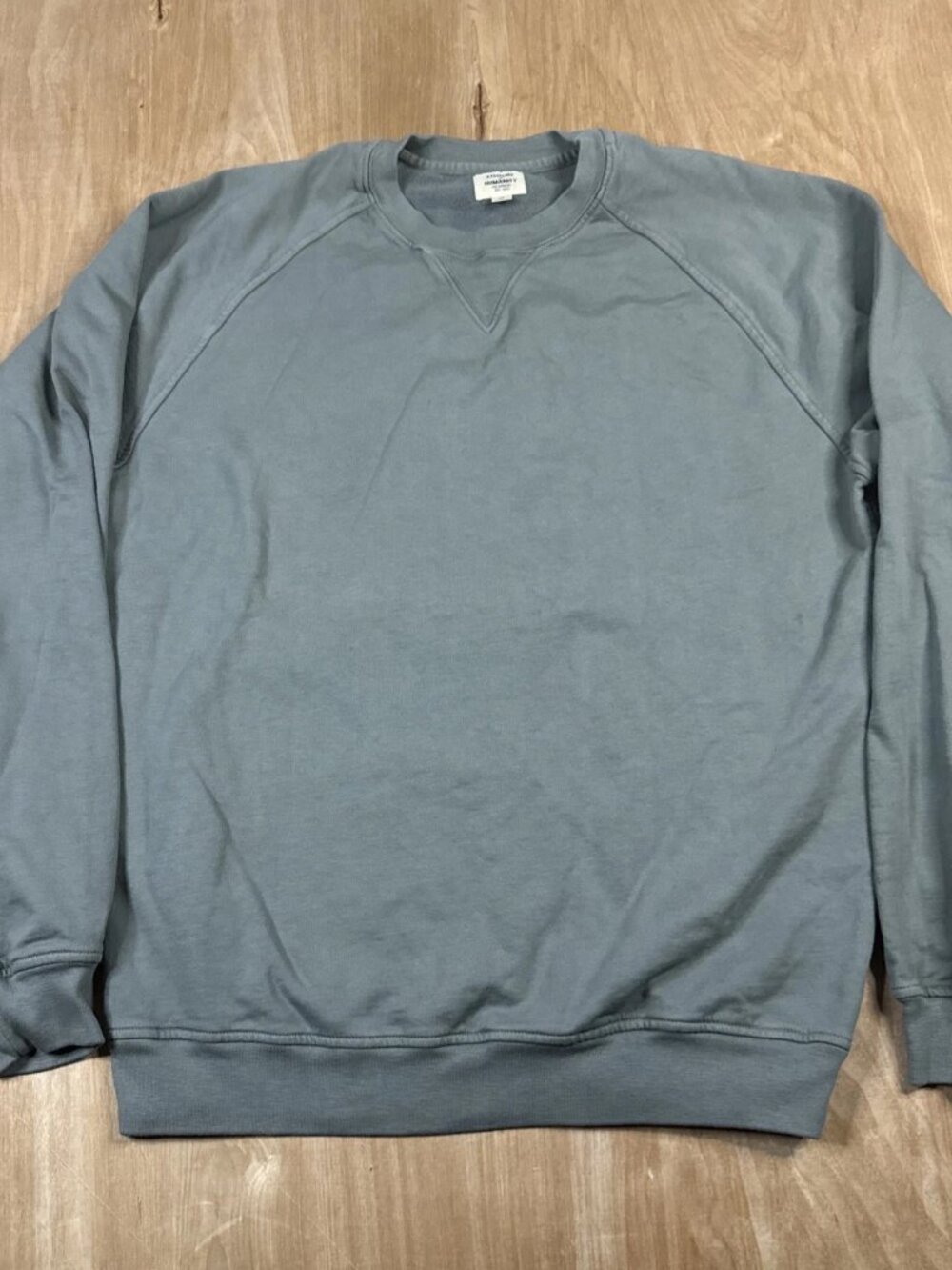 Citizens Of Humanity Mens Green Long Sleeve Pullover Sweatshirt Size Medium